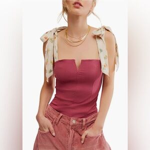 Free People Lola Bodysuit NWOT